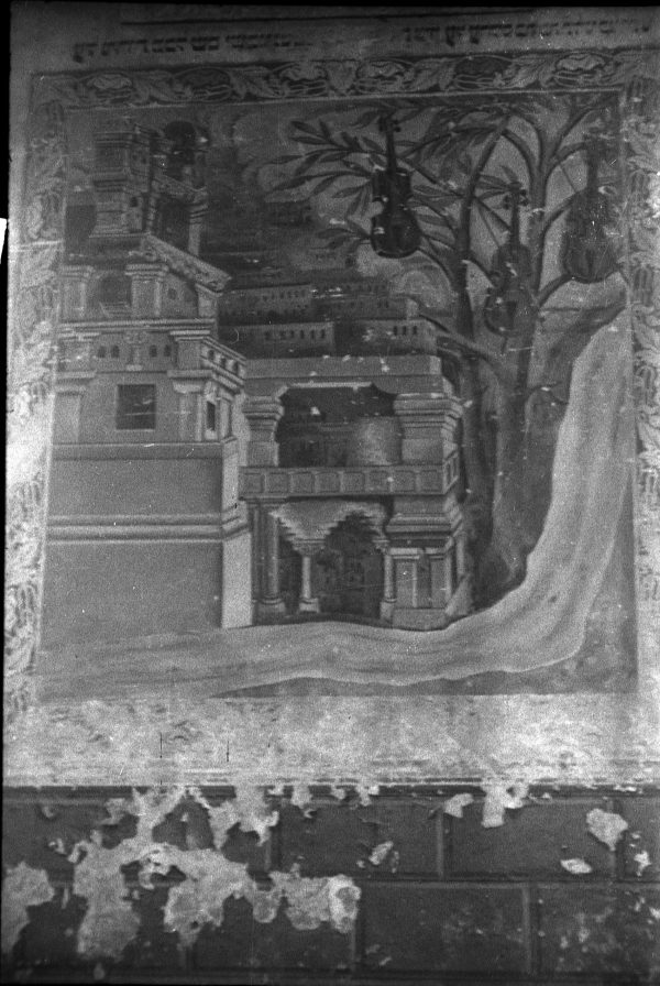 Budynek synagogi wczoraj